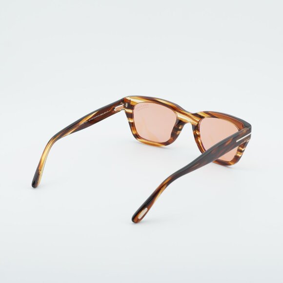 Tom Ford Snowdon FT0237 53E Sunglasses Havana Square Frame, Brown Lenses - Picture 6 of 10